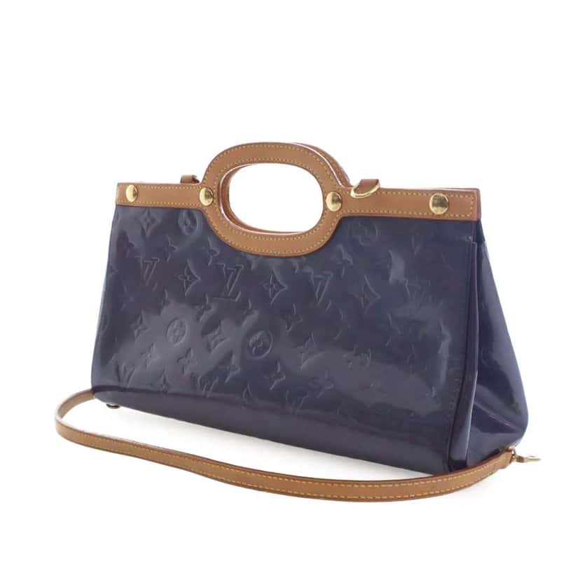 Louis Vuitton Monogram Vernis Roxbury Drive Purple Leather Good condition - Back View