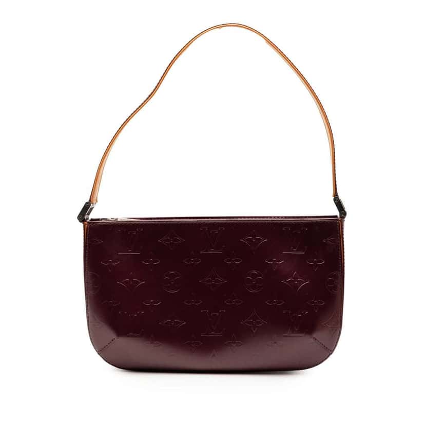 Louis Vuitton Monogram Mat Fowler Purple Leather Very good condition - Front View