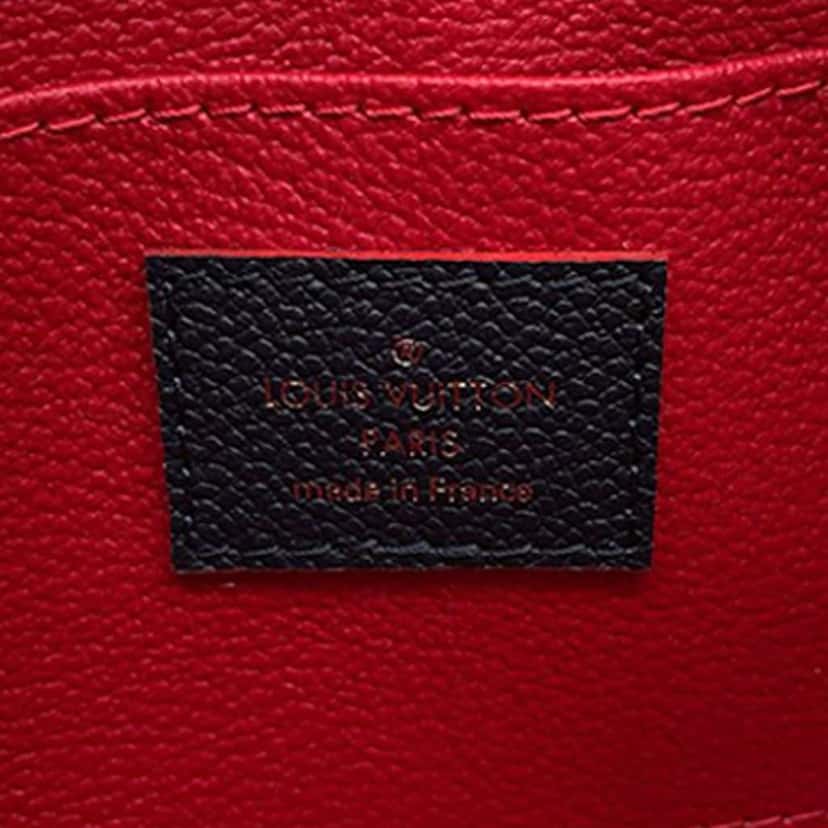 Louis Vuitton Monogram Empreinte Pochette Cosmetique Blue Leather Good condition - Box View