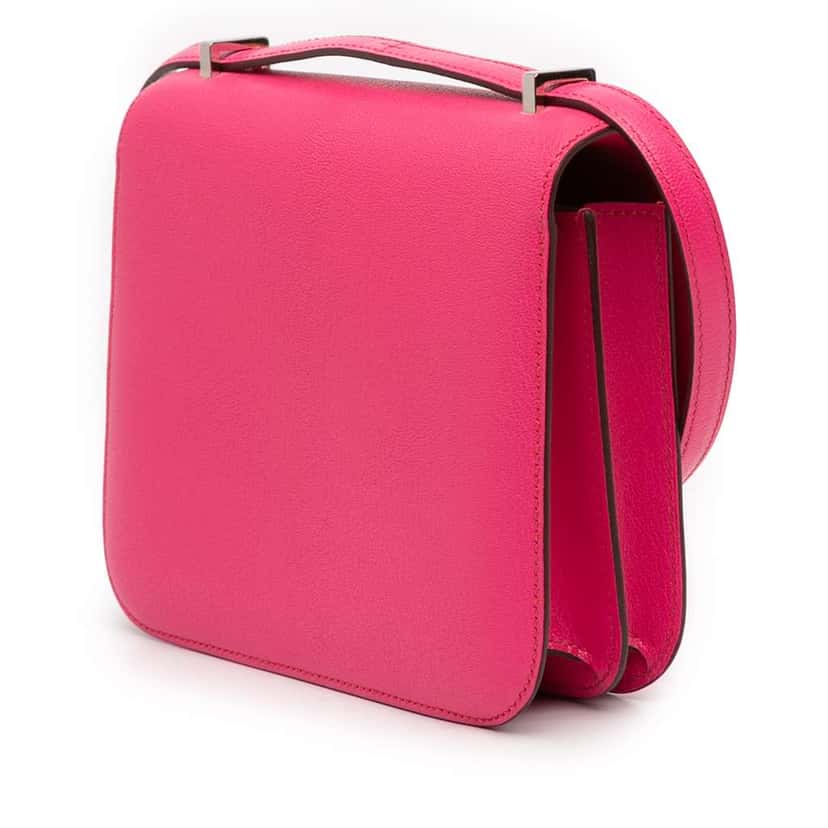 Hermès Mini Chevre Mysore Constance 18 Pink Leather Very good condition - Back View