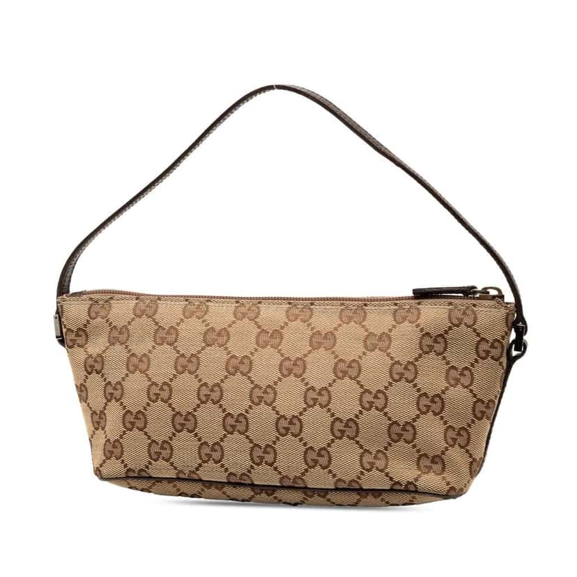 Gucci GG Canvas Boat Brown Canvas Good condition - Back View