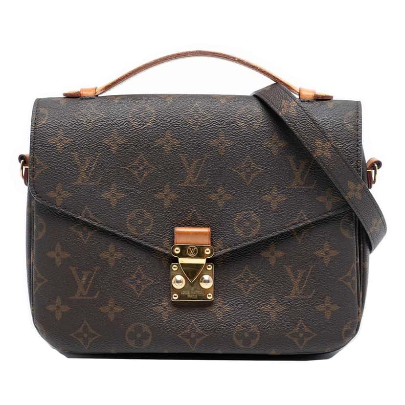 Louis Vuitton Monogram Pochette Metis Brown Good condition - Front View