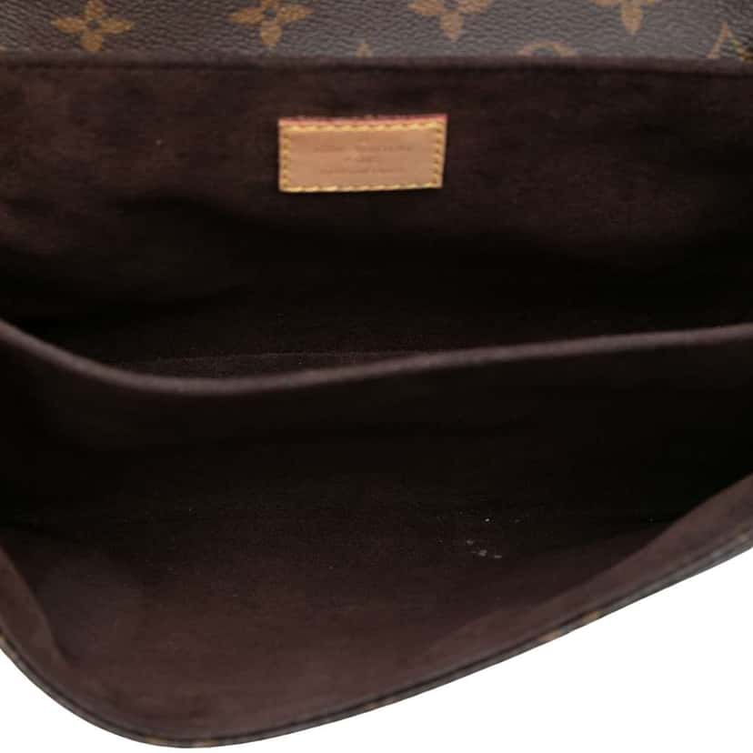 Louis Vuitton Monogram Pochette Metis Brown Good condition - Model View