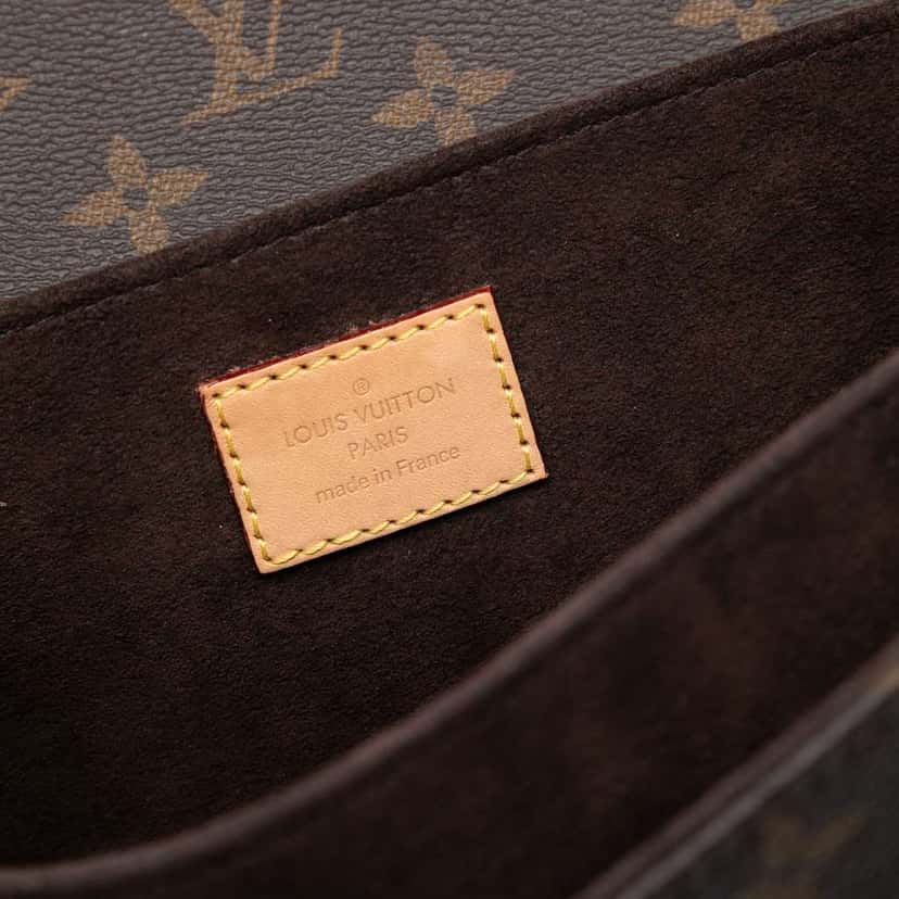 Louis Vuitton Monogram Pochette Metis Brown Good condition - Box View
