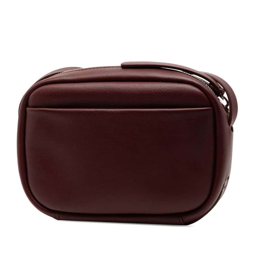 Balenciaga XS Leather Everyday Camera Bag Red Leather Good condition - Back View