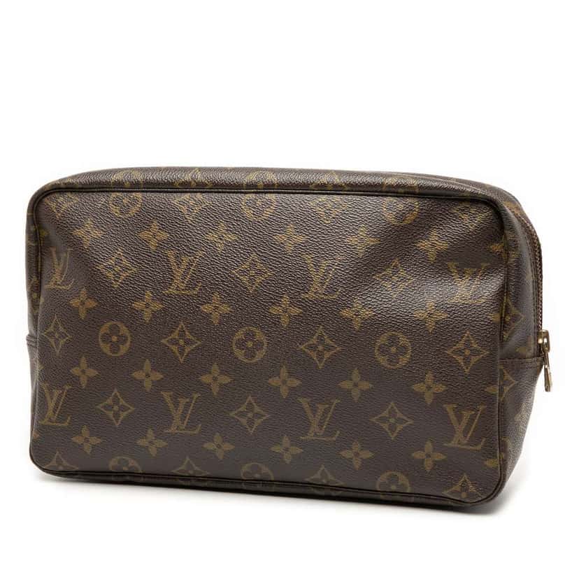 Louis Vuitton Monogram Trousse Toilette 28 Brown Good condition - Back View