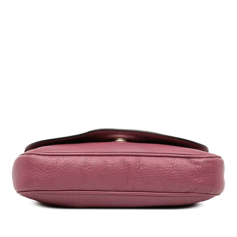 Gucci Medium Leather Soho Chain Flap Crossbody Pink Leather Good condition - Inside View
