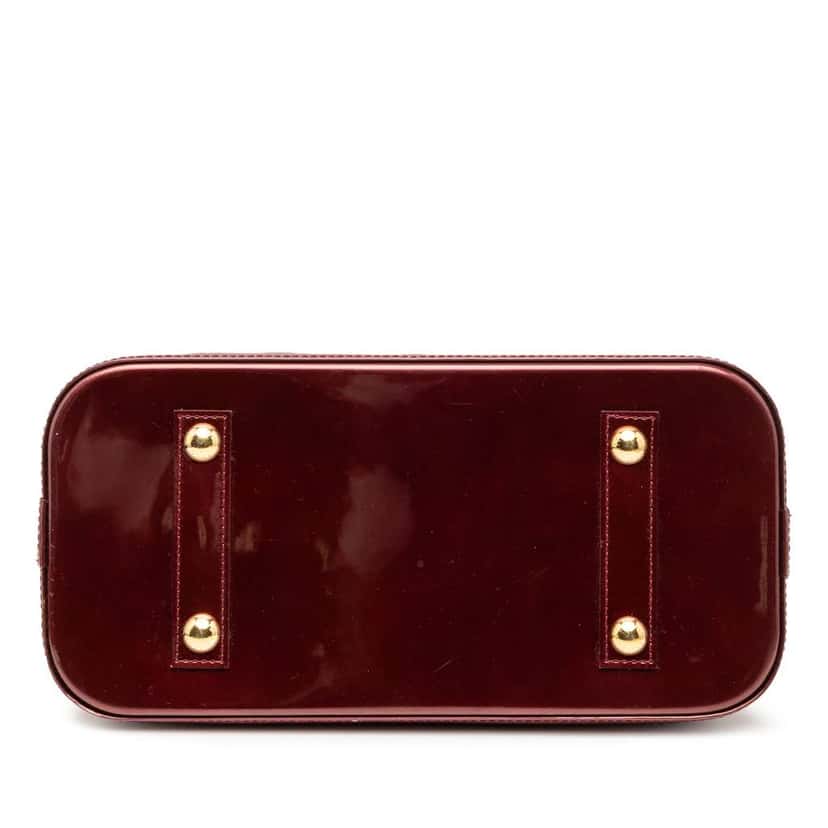 Louis Vuitton Monogram Vernis Alma PM Red Leather Good condition - Inside View