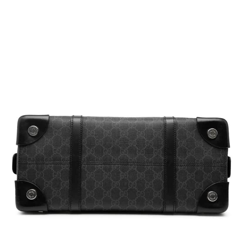 Gucci GG Supreme Tote Black Canvas Good condition - Inside View