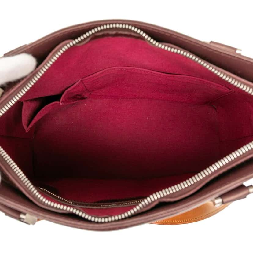 Louis Vuitton Monogram Mat Stockton Red Leather Good condition - Model View