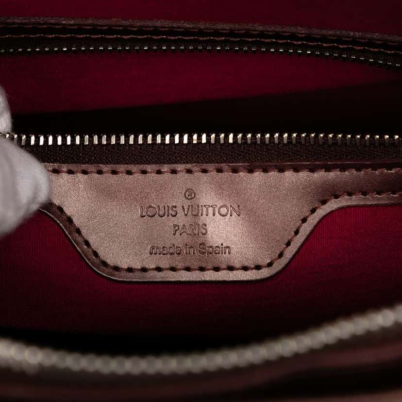 Louis Vuitton Monogram Mat Stockton Red Leather Good condition - Box View