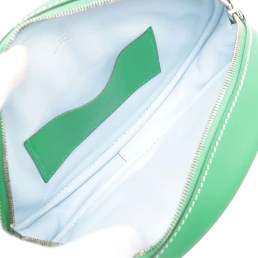 Hermès Swift In The Loop Verso Belt Bag Green Leather Good condition - Inside View