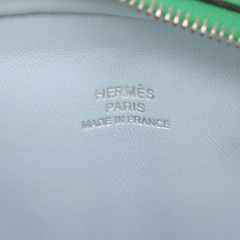 Hermès Swift In The Loop Verso Belt Bag Green Leather Good condition - Model View