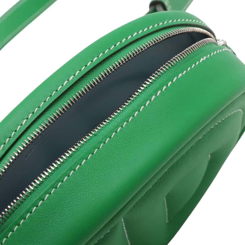 Hermès Swift In The Loop Verso Belt Bag Green Leather Good condition - Box View