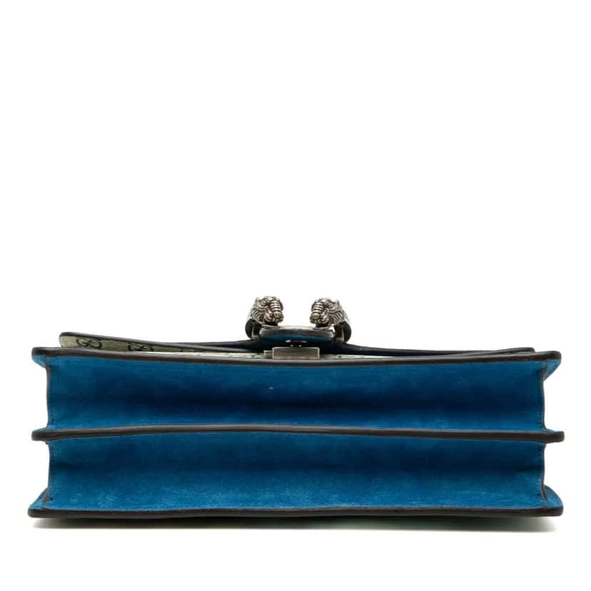 Gucci Small GG Supreme Blooms Dionysus Shoulder Bag Brown Canvas Good condition - Inside View