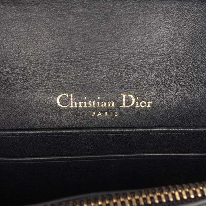 Dior Oblique Canvas Saddle Belt Bag Blue Canvas Good condition - Box View