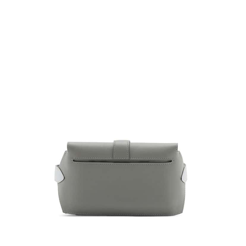 Hermès Swift Elan Pocket 24 Belt Bag Grey Leather Good condition - Back View