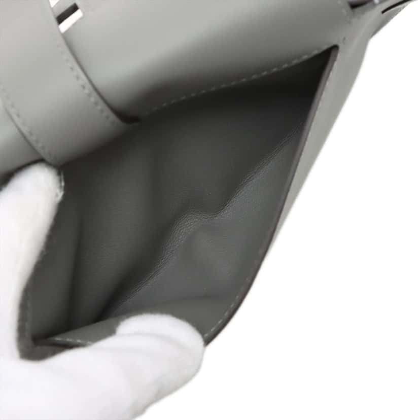 Hermès Swift Elan Pocket 24 Belt Bag Grey Leather Good condition - Model View