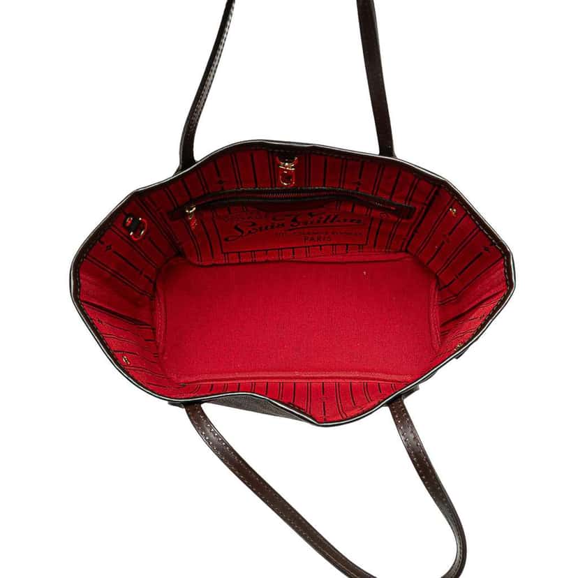 Louis Vuitton Damier Ebene Neverfull PM Brown Good condition - Model View