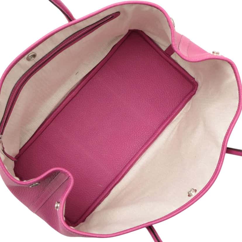 Hermès Country Garden Party 36 Pink Leather Good condition - Inside View