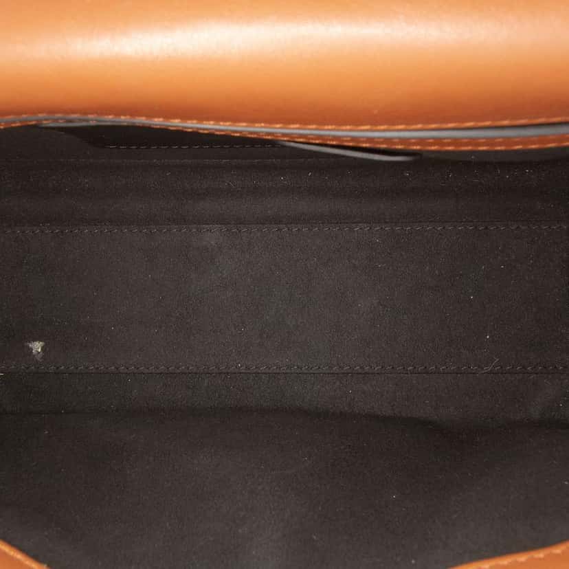 Alexander Mcqueen Medium Leather The Story Shoulder Bag Brown Leather Good condition - Model View