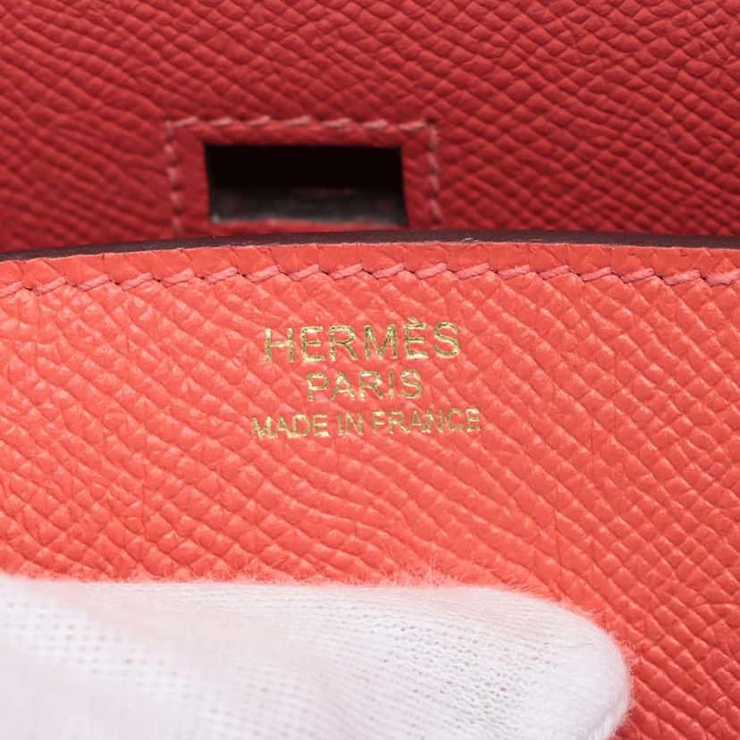 Hermès Epsom Birkin Retourne 30 Red Leather Good condition - Box View