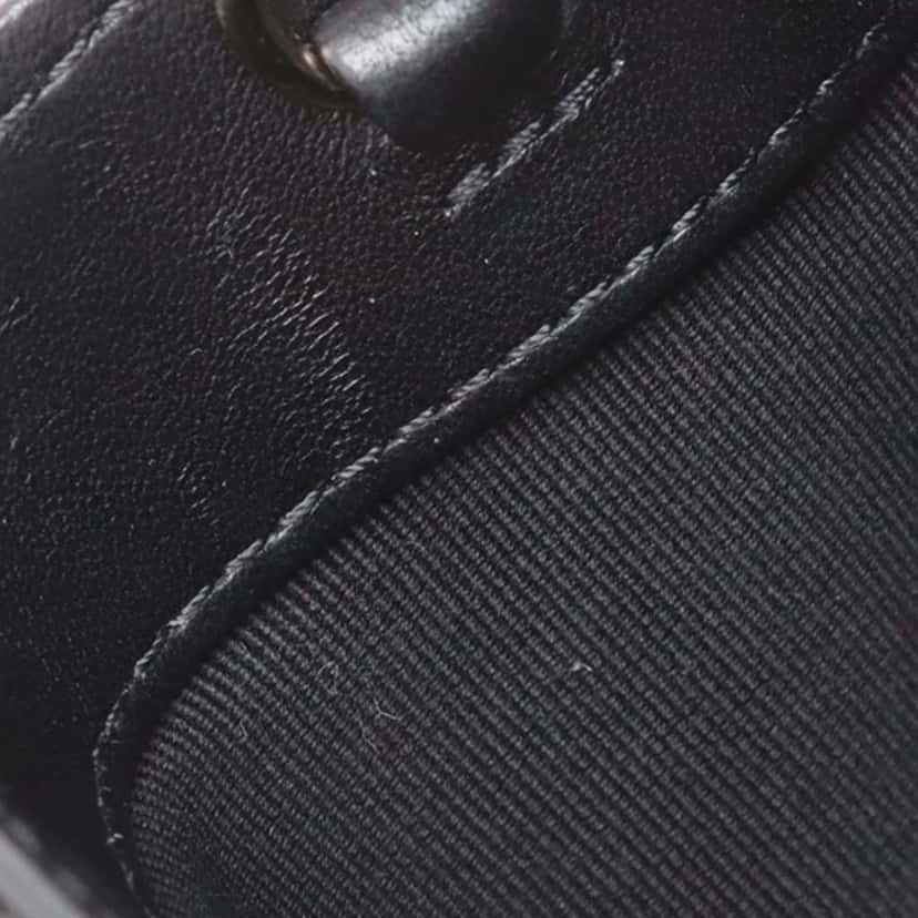Chanel Small CC Quilted Lambskin Secret Box Bag Black Leather Good condition - Box View