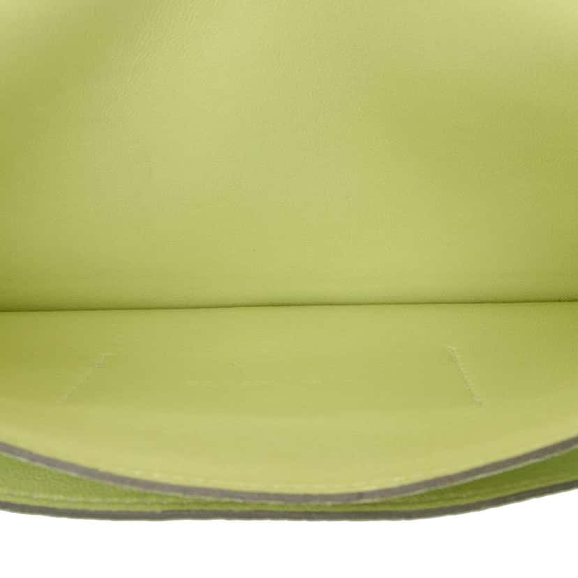 Hermès Togo Dogon Duo Wallet GM Yellow Leather Good condition - Model View