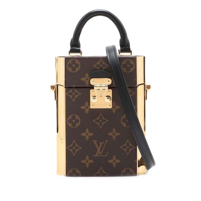 Louis Vuitton Monogram Camera Box Colonne Brown Good condition - Front View