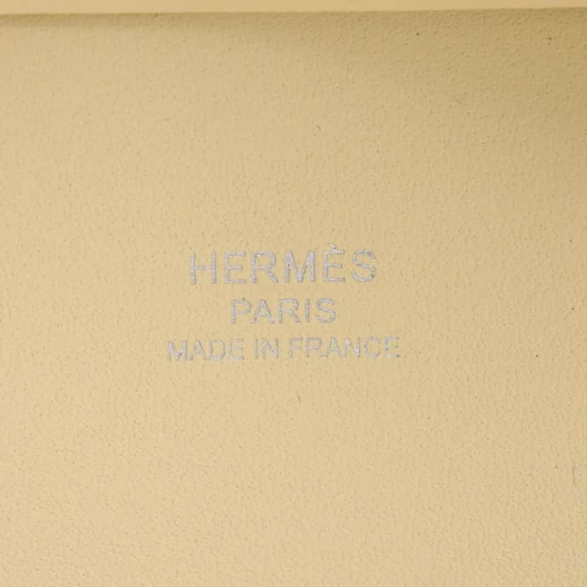 Hermès Mini Swift Jypsiere Yellow Leather Good condition - Box View