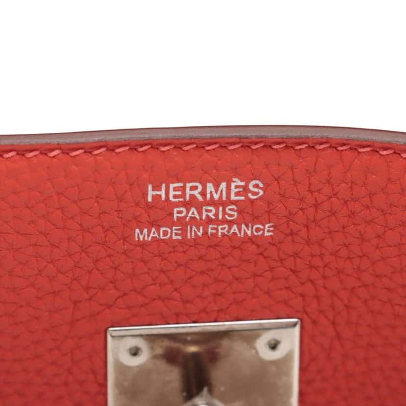Hermès Togo Birkin Retourne 35 Red Leather Good condition - Model View