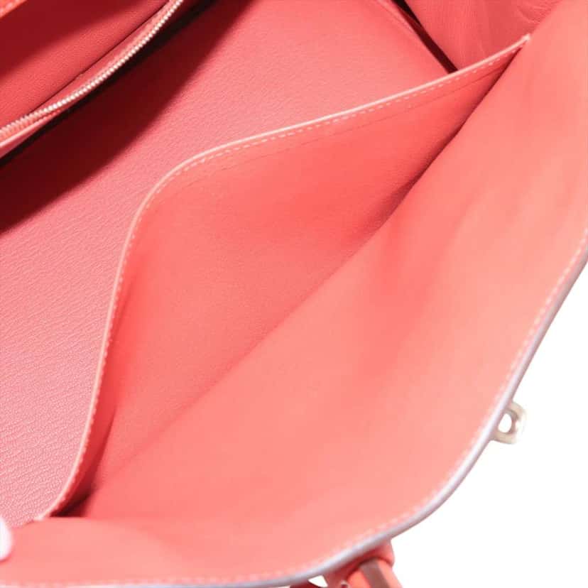 Hermès Togo Birkin Retourne 35 Red Leather Good condition - Box View