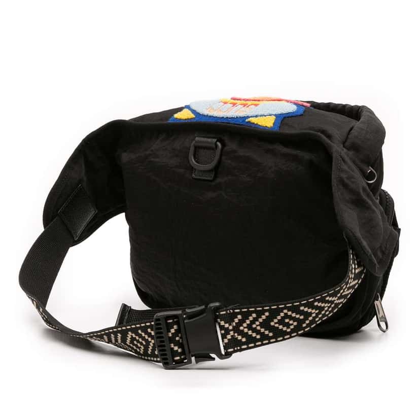 Gucci Nylon 80s Patch Convertible Belt Bag Black Good condition - Back View