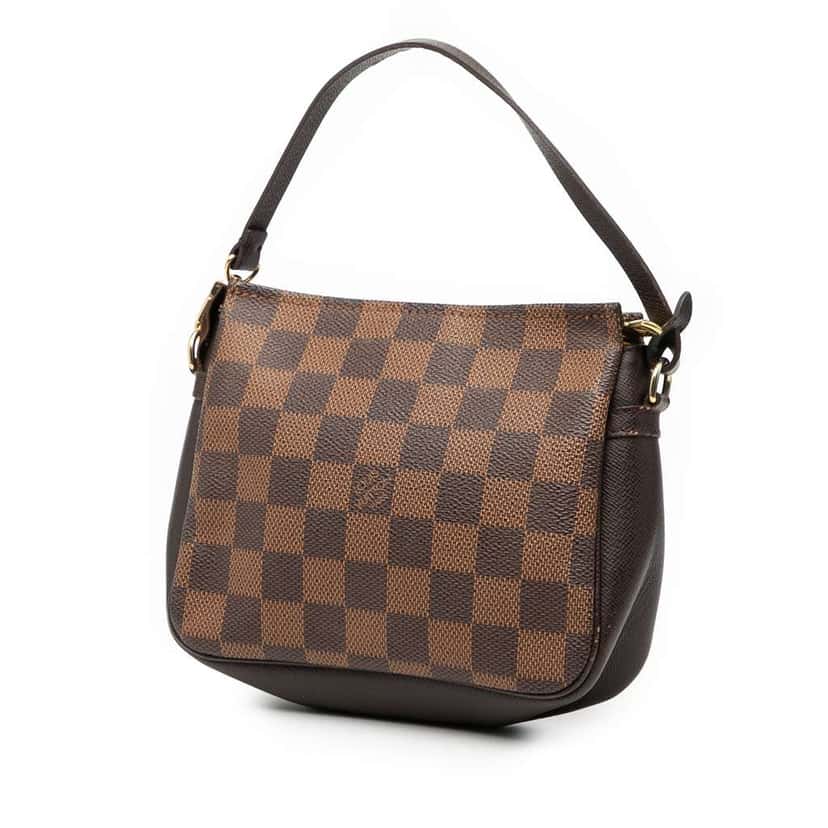 Louis Vuitton Damier Ebene Trousse Pochette Brown Very good condition - Back View