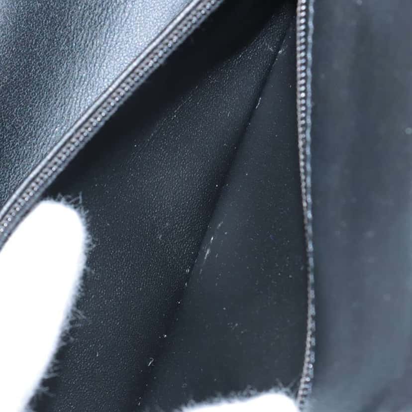Chanel Mini Reissue 2.55 Quilted Lambskin Single Flap Black Leather Good condition - Inside View