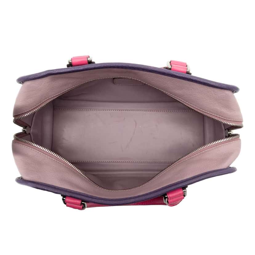 Loewe Tricolor Goatskin Amazona 28 Purple Leather Good condition - Model View