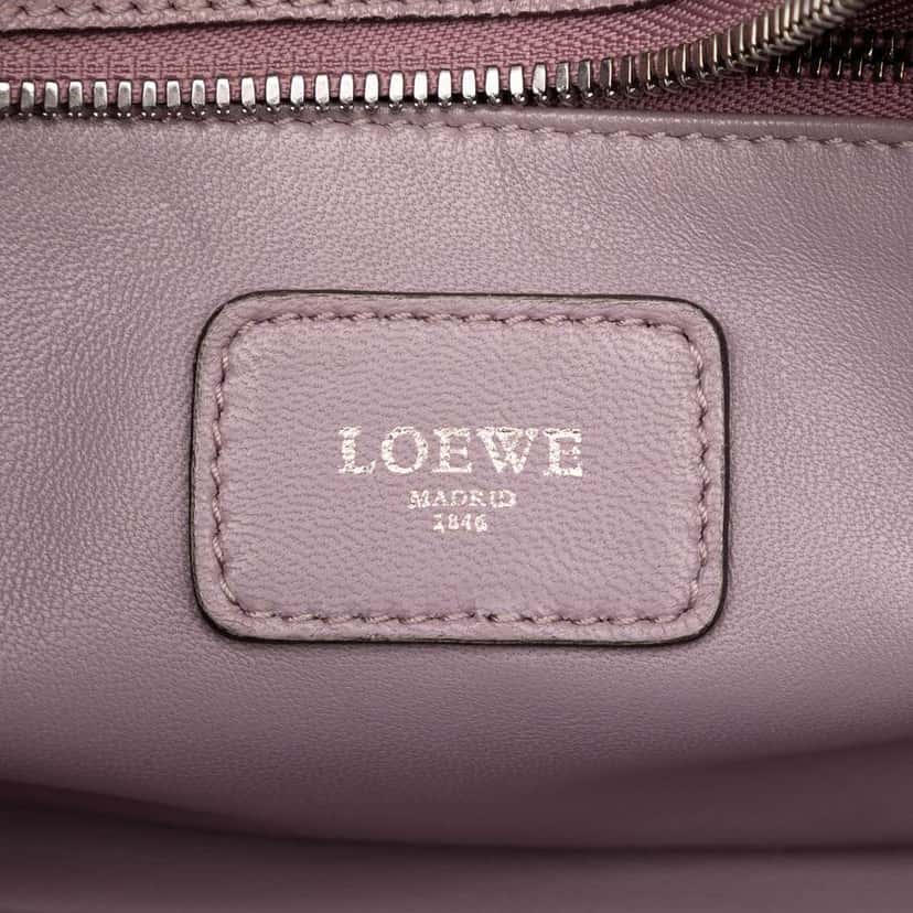 Loewe Tricolor Goatskin Amazona 28 Purple Leather Good condition - Box View