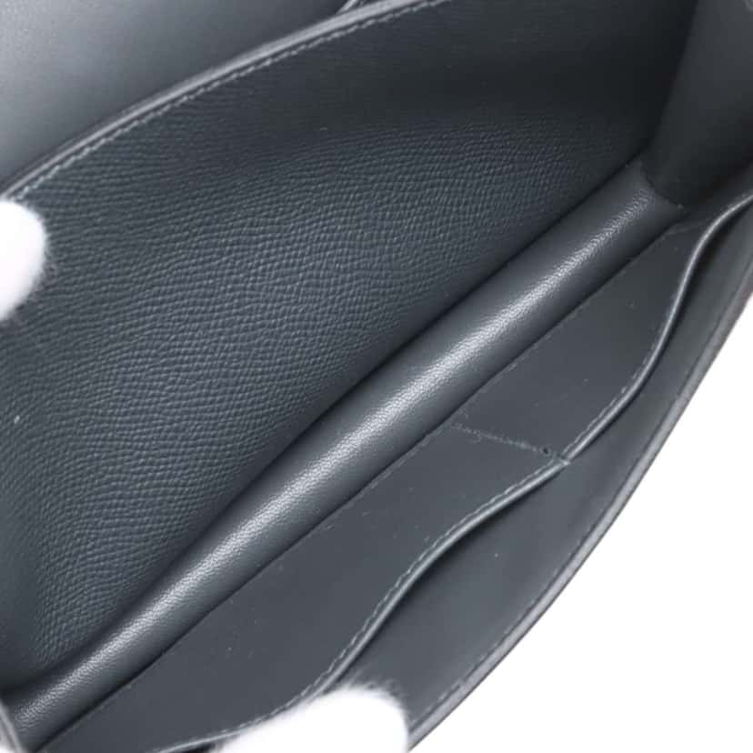 Hermès Mini Epsom Constance III 18 Grey Leather Good condition - Inside View
