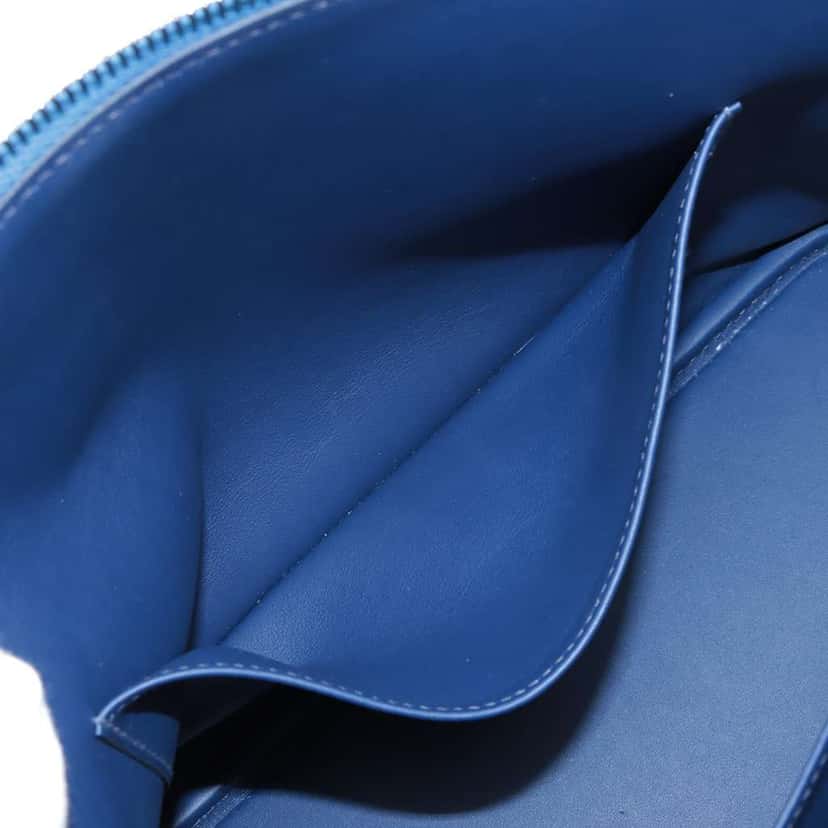 Hermès Epsom Rainbow Bolide 1923 30 Blue Leather Good condition - Box View