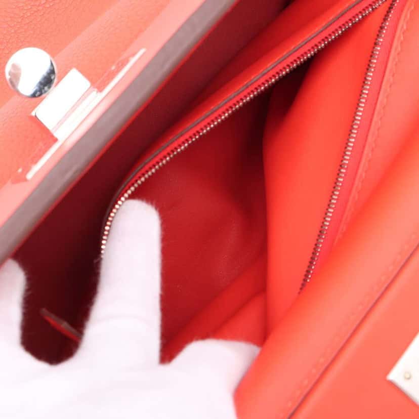 Hermès Togo and Swift 24/24 29 Red Leather Good condition - Box View