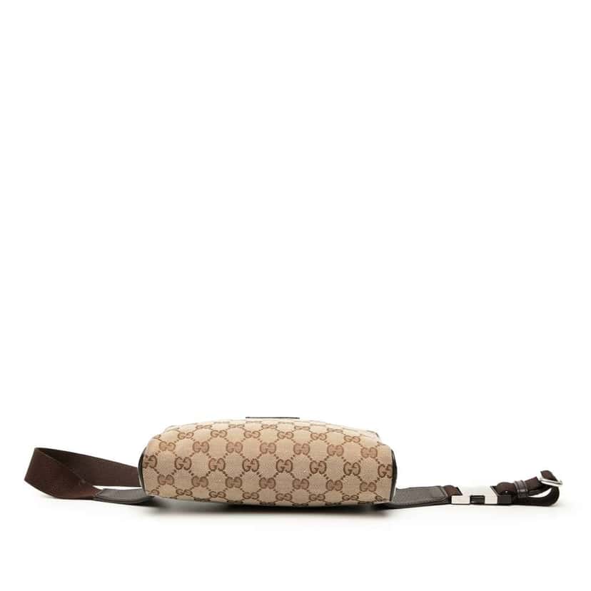 Gucci GG Canvas Belt Bag Brown Canvas Good condition - Inside View