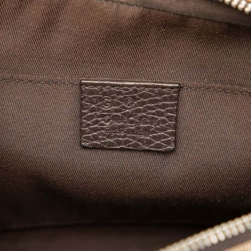 Gucci GG Canvas Belt Bag Brown Canvas Good condition - Box View