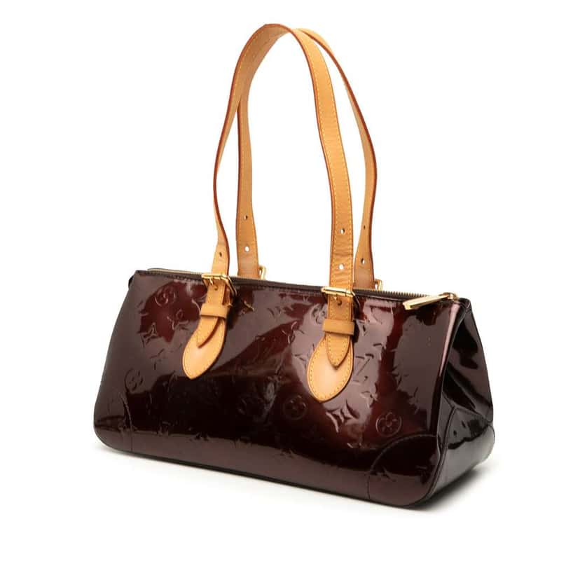 Louis Vuitton Monogram Vernis Rosewood Avenue Purple Leather Good condition - Back View