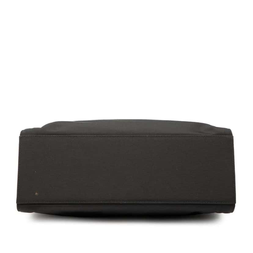 Gucci GG Canvas Bamboo Handbag Black Canvas Good condition - Inside View