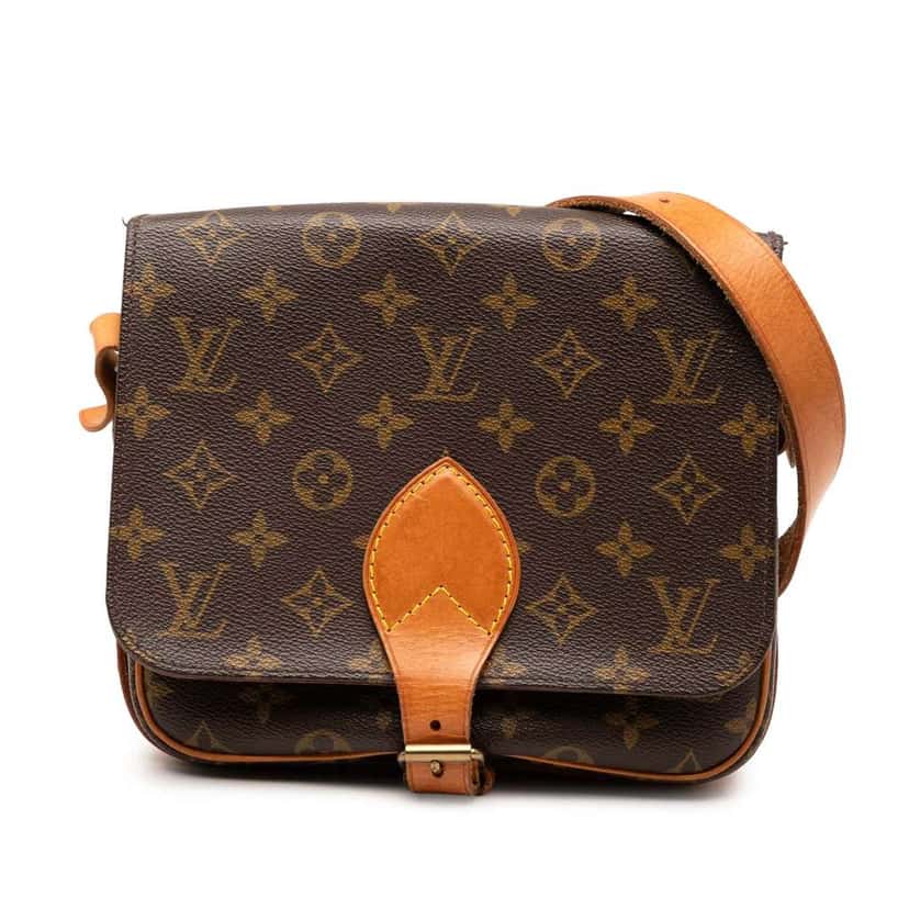 Louis Vuitton Monogram Cartouchiere MM Brown Very good condition - Front View