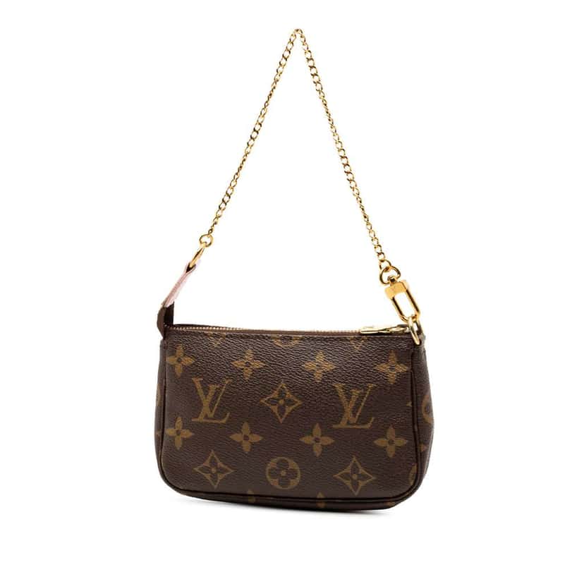 Louis Vuitton Monogram Transatlantic Mini Pochette Accessoires Brown Good condition - Back View