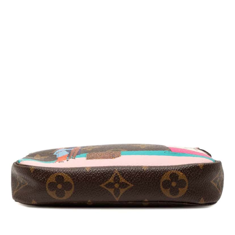 Louis Vuitton Monogram Transatlantic Mini Pochette Accessoires Brown Good condition - Inside View