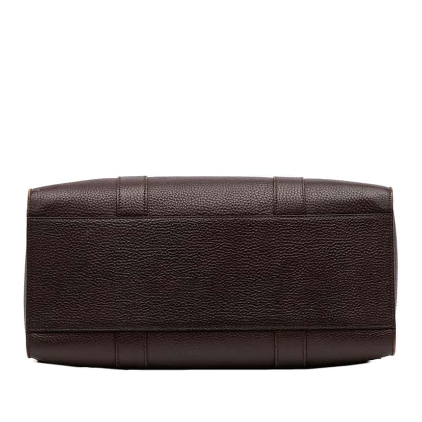 Mulberry Grained Calfskin New Bayswater Brown Leather Fair condition - Inside View