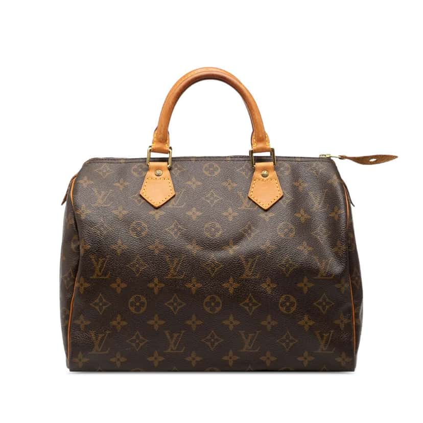 Louis Vuitton Monogram Speedy 30 Brown Good condition - Front View