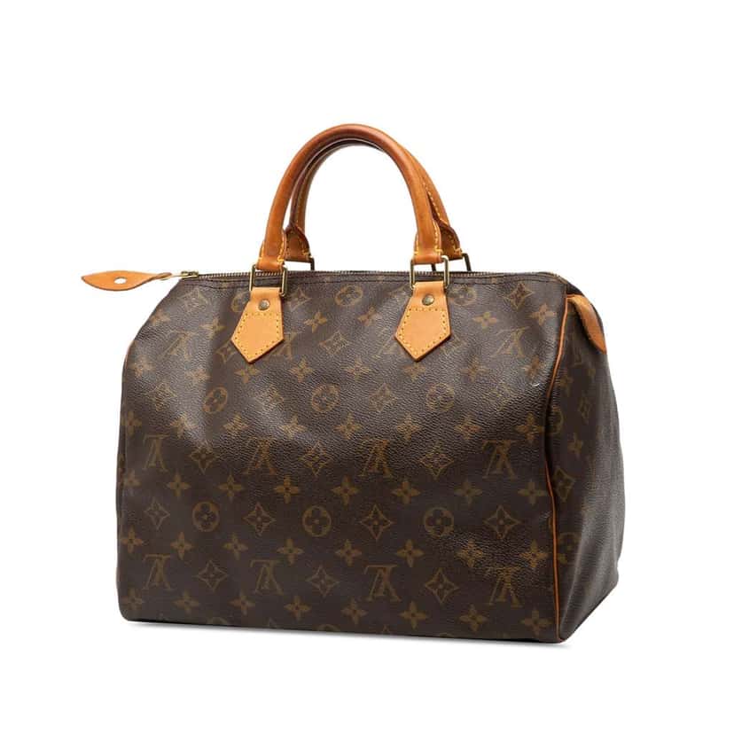Louis Vuitton Monogram Speedy 30 Brown Good condition - Back View